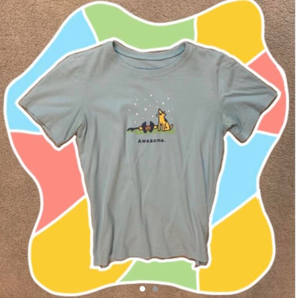 Life is Good starry night baby tee